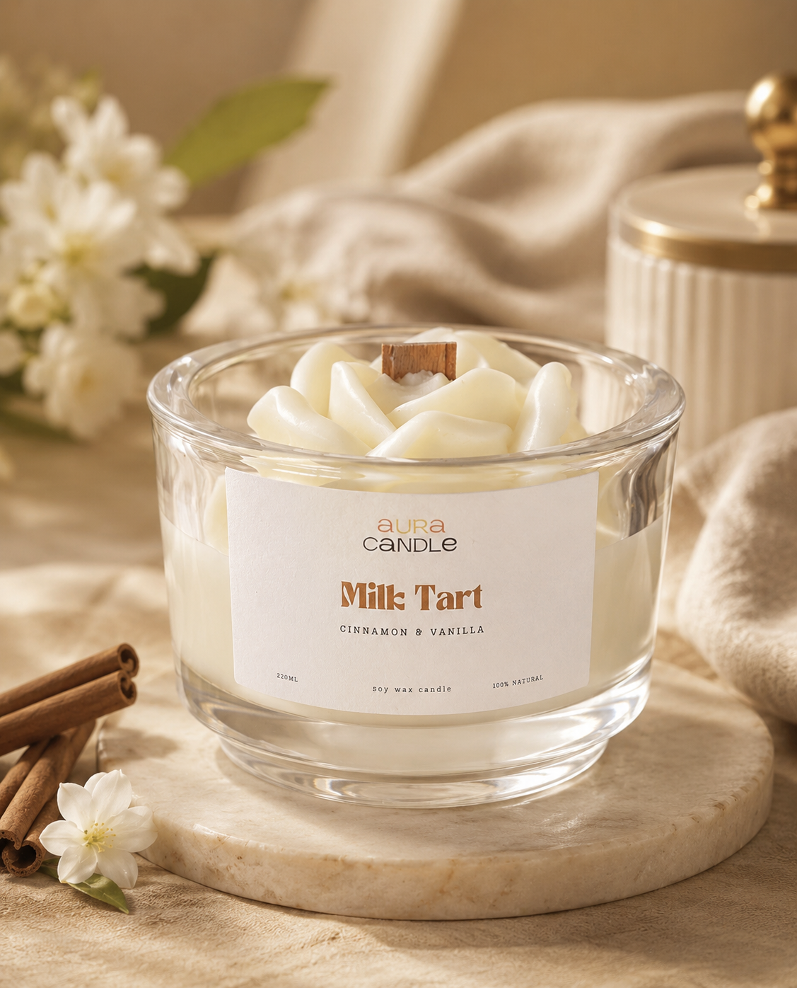 Milk Tart Candle