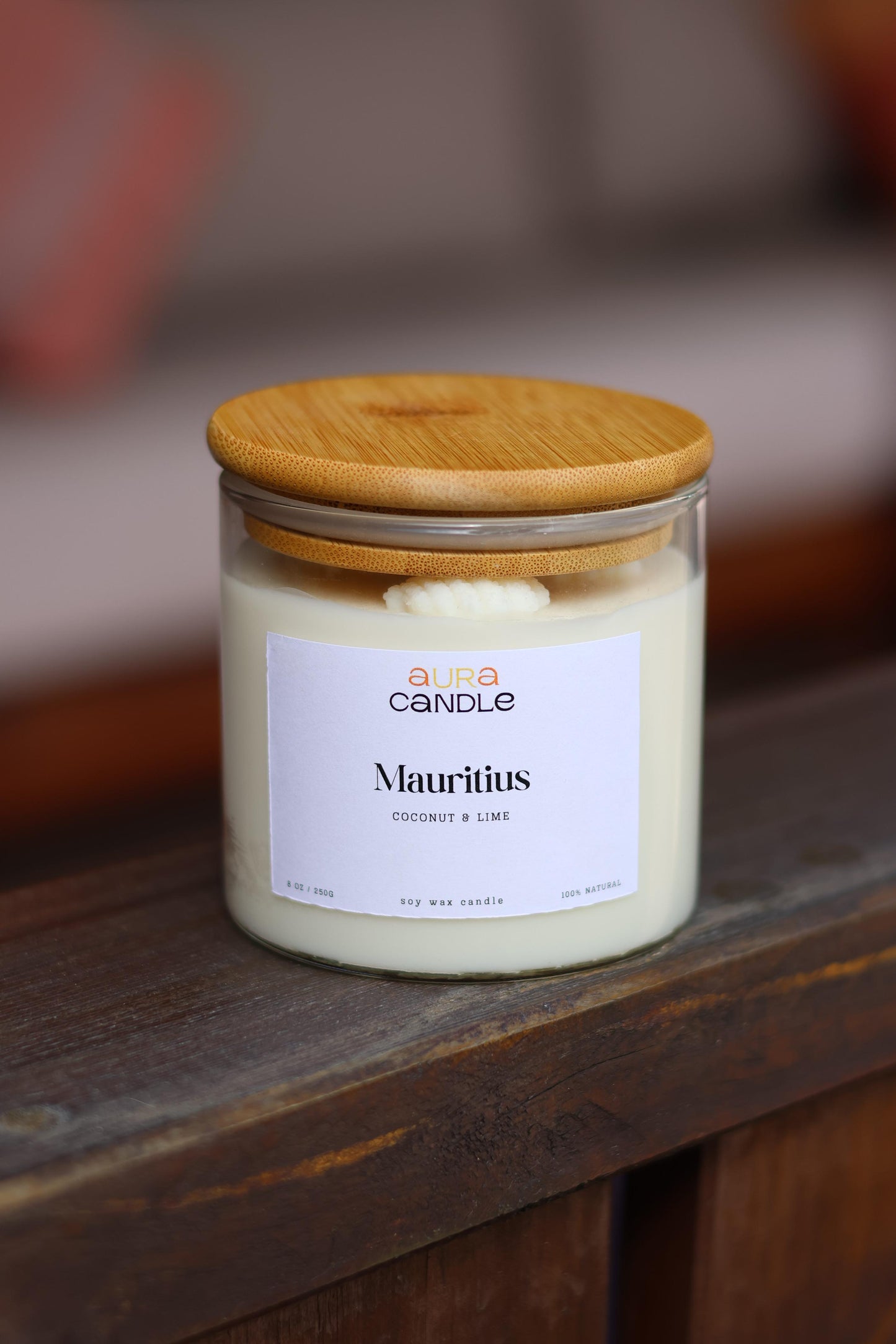 Coconut&Lime Scented Soy Candle
